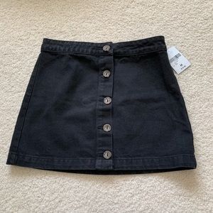 3/$30: NWT F21 black denim mini skirt sz medium
